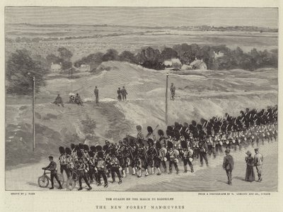 The New Forest Manoeuvres by Joseph Nash